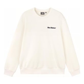 New Balance Lifestyle Pullover Asia Sizing White Black 5CD38141-IV