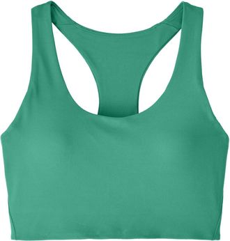 Patagonia Womens Maipo Mid-Impact Bra Green XXS
