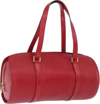 Louis Vuitton Pre-owned Hand Bag - Dames - Vintage Handtas - Rood - ONE Size - Leer - Vintage