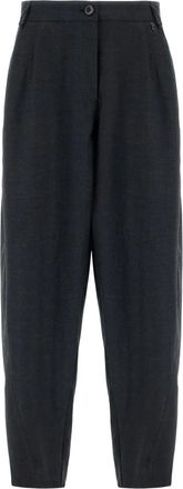 Herno pleated-detail pants - Grey