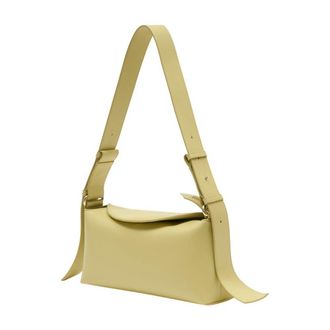 Erdem Womens Bloom East West Shoulder Bag Yellow Calfskin
