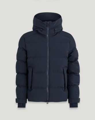 Belstaff Pulse Jacket Mens 3-layer Stretch Down Dark Ink Size UK 34