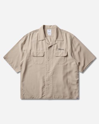 Visvim Men s Keesey Shortsleeve Shirt Ivory