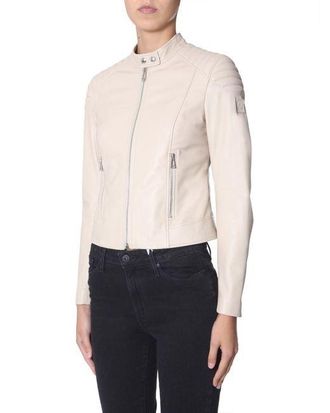 Belstaff Ash Rose Mollison Leather Jacket Size XXS