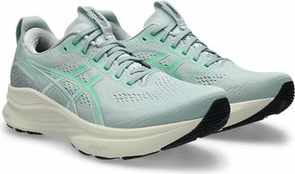 Asics Mens Gel Kayano 32 Running Shoes In Cold Moss/vital Green
