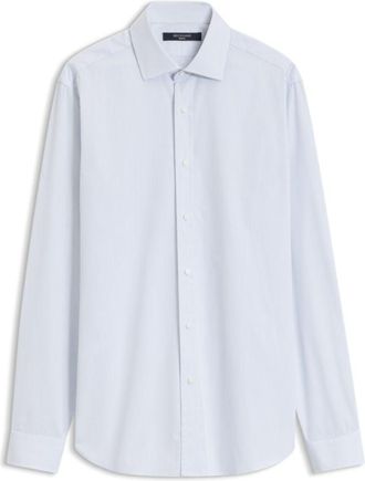 BOSS BY BECKHAM slim-fit shirt in striped cotton