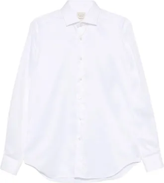 Xacus White Regular Solid Shirt