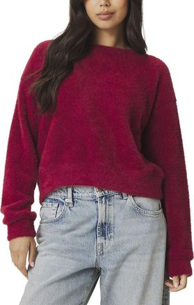 Splendid Fallon Fuzzy Crewneck Pullover
