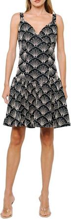 Ciebon Nova Embroidered Dress in Black at Nordstrom, Size X-Small