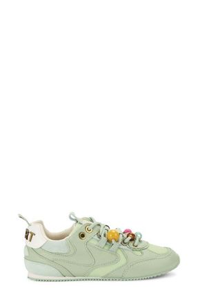 Kurt Geiger Kurt Bead Slim Runner Sneaker in Light/Pastel Green at Nordstrom, Size 7.5Us