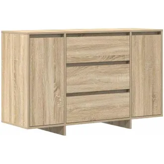 vidaXL Vidaxl - Vitrina Roble Sonoma 120 X 41 X 75 Cm Madera Contrachapada
