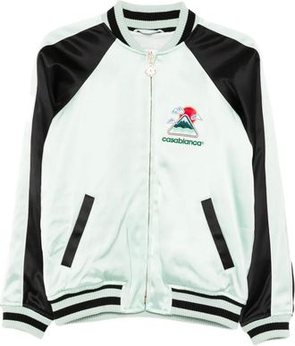 Casablanca Giacca con logo ricamato - Verde
