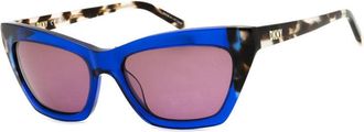 DKNY DK547S 425 Cobalt/Bone Tortoise/Brown/Brown