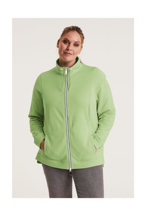 Stoy Strickjacke STOY STS 13 WMN FLX JCKT, Damen, Gr. 50, gr&uuml;n (limette), Obermaterial: 100% Polyester, Strickjacken Strickjacke, Leichte Powerstretchjacke