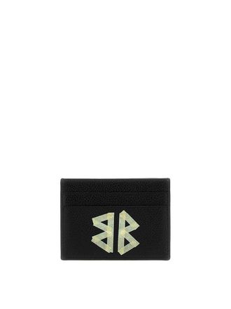 Balenciaga Logo Print Card Holder