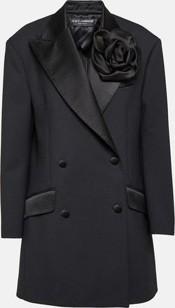 Dolce & Gabbana Floral-applique blazer