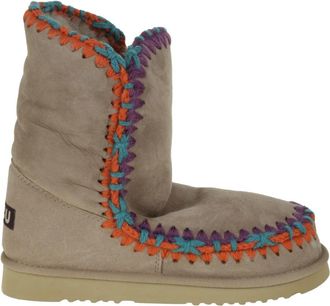 Mou Enkel laarzen - Dames - Enkellaarsjes - Bruin - 39 EU - Su&egrave;de - Schoenen