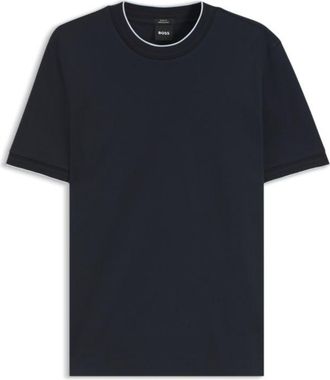BOSS Slim-fit cotton T-shirt with crew neck