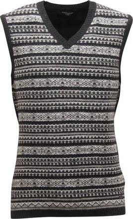 Guess Sleeveless Jumpers, male, Gray, L, Sleeveless Wool Jumper