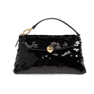 Furla Handbags, female, Black, Size: ONE SIZE Sfera Soft Mini Shoulder Bag