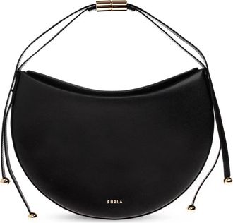 Furla Moonstone Schoudertas M - Dames - Handtassen - Zwart - ONE Size - Leer - Tassen