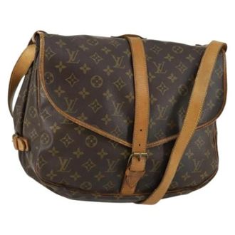 Louis Vuitton Pre-owned Vintage Cross Body Tas - Dames - Pre-owned - Bruin - Maat: ONE Size