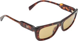 Miu Miu MU B12S Zonnebrillen - Dames - Zonnebrillen - Bruin - ONE Size - Accessoires