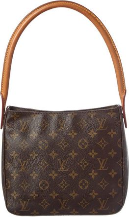 Louis Vuitton Brown Monogram Coated Canvas Looping (Authentic Pre-Loved)
