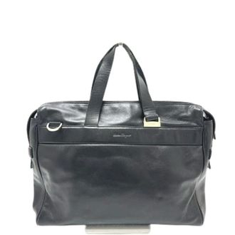 Ferragamo Tote Bag Pre-owned - - Pre-owned - Uomo - Nero - ONE SIZE
