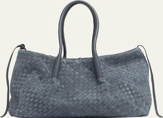 Bottega Veneta Pinacoteca Reversible Suede Shoulder Bag