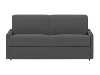 VENTE-UNIQUE.COM Sof&aacute; cama poli&eacute;ster 4 plazas gris 190x223cm