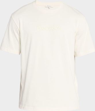 J.W.Anderson Mens Logo Embroidery T-Shirt