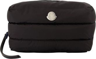 Moncler Zwarte Caradoc Toilettas - Dames - Toilettassen - Zwart - ONE Size - Nylon - Tassen