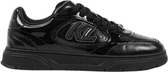 Karl Lagerfeld Kourtney Sneakers - Dames - Sneakers - Zwart - 36 EU - Leer - Schoenen