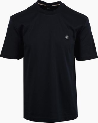 HUGO BOSS Mens Boss Black C TAUT T-SHIRT DARK BLUE - Navy - Size: 44