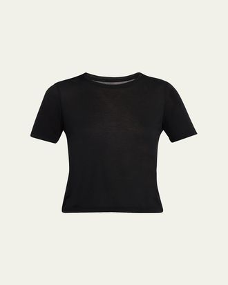 L'agence Remy Short-Sleeve Crewneck Tee