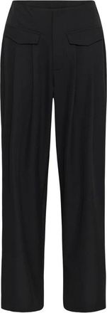 Kaffe Pantaloni a gamba larga - - Trousers - Donna - Nero - 2XL