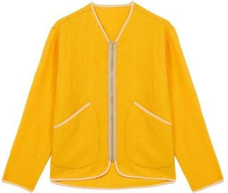 Fortela Virgin Wool Jacket in Yellow at Nordstrom, Size X-Small Eu