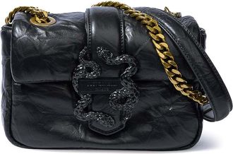 Just Cavalli Iconic Snakes puffy bag