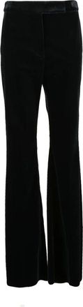 Max Mara Broeken, Dames, Zwart, S, Katoen, Wide Broeken