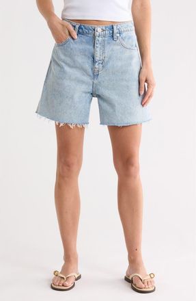 Frame Denim The Easy Fray Hem Denim Shorts in Scene at Nordstrom Rack, Size 23