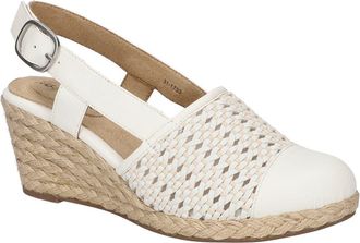 Easy Street Taffy Slingback Espadrille Wedge Sandal in White at Nordstrom Rack, Size 8.5