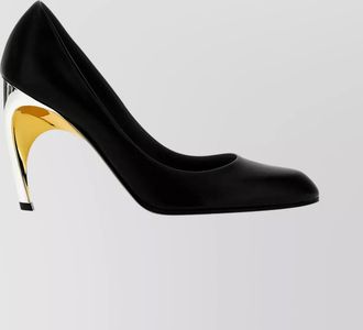 Alexander McQueen leather armadillo pumps