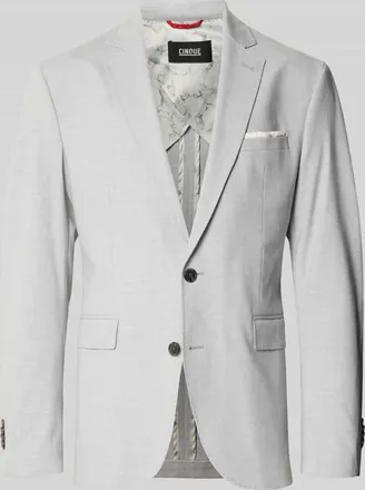 Cinque Regular Fit Sakko mit Reverskragen Modell Data in Hellgrau, Gr&ouml;&szlig;e 44