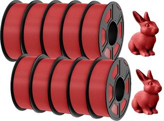 OEM Filamento Para Impresora 3d, Material Ecol&oacute;gico, Alta Tasa De &Eacute;xito De Impresi&oacute;n, Petg Rojo