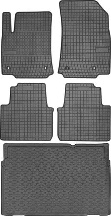 OEM Juego De Alfombrillas De Goma Para Coche Y Alfombrilla Para Maletero Para Citro&euml;n C3 Aircross Crossover A Partir De Noviembre De 2017