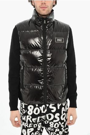 Dsquared2 Pimino Senza Maniche in Nylon Lucido taglia 48