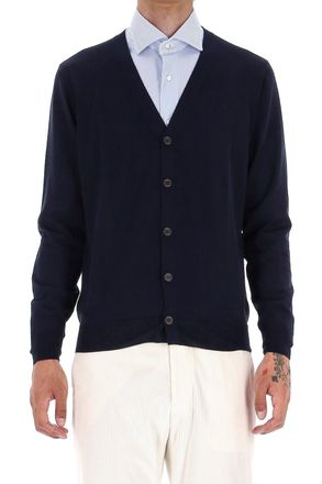 Drumohr Extrafine Super 140s Wool Cardigan
