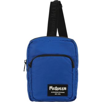 McQ by Alexander McQueen Logo Camera Crossbody Bag in Blue Black at Nordstrom Rack