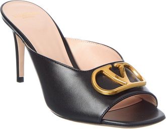 Valentino Vlogo Leather Sandal